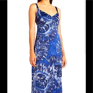 Tie Dye Midi slip dress by Lady Gang Express